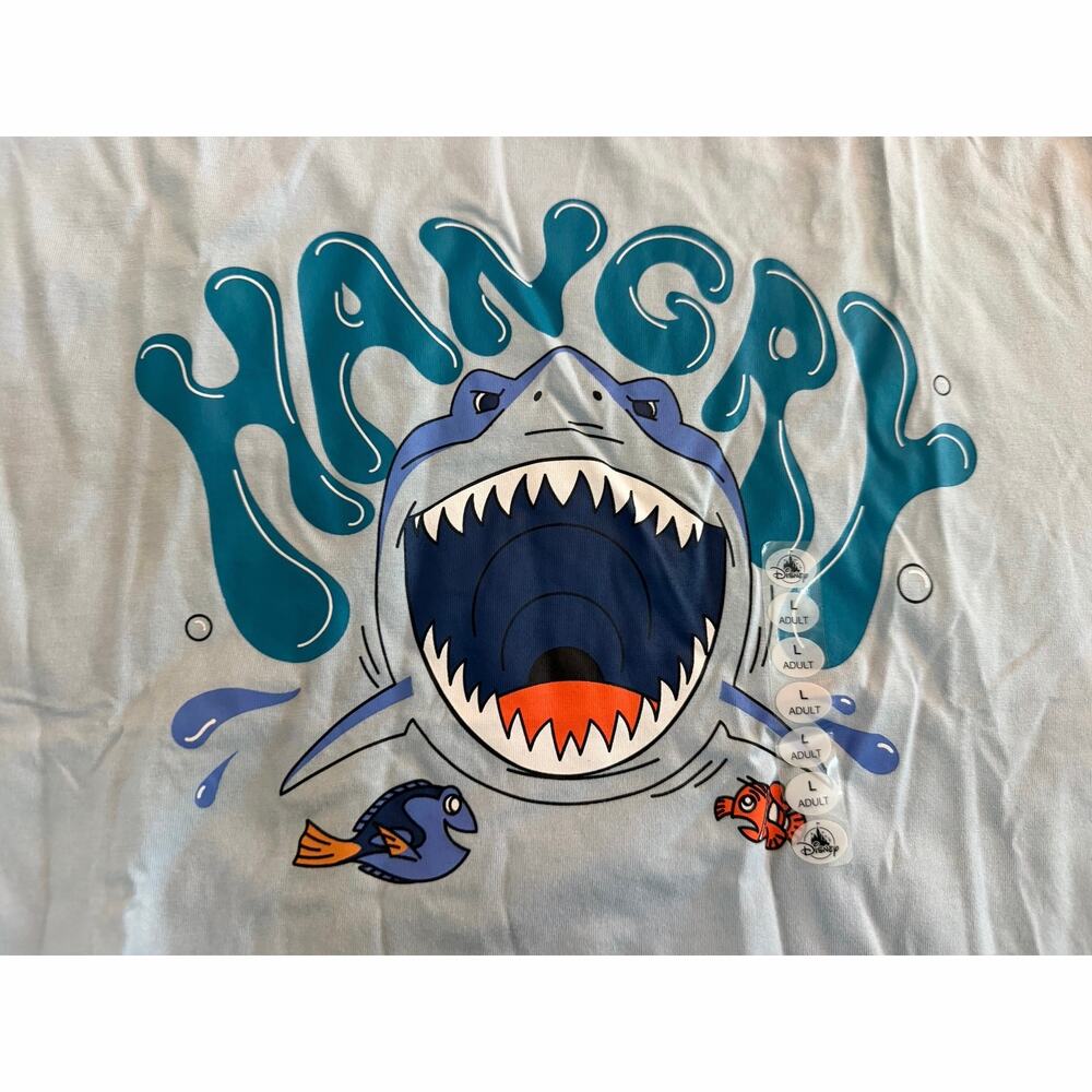 Disney Adult Shirt - Finding Nemo Bruce Hangry- Large- NWT - Picture 2 of 3